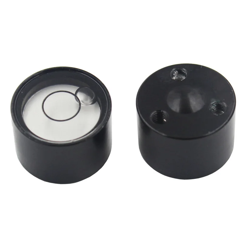 Nível de Espírito Bolha Mini Pequeno Pólo Central Gps Fibra Carbono Pólo Contas Nivelamento Diâmetro 19 Altura 13.5 mm
