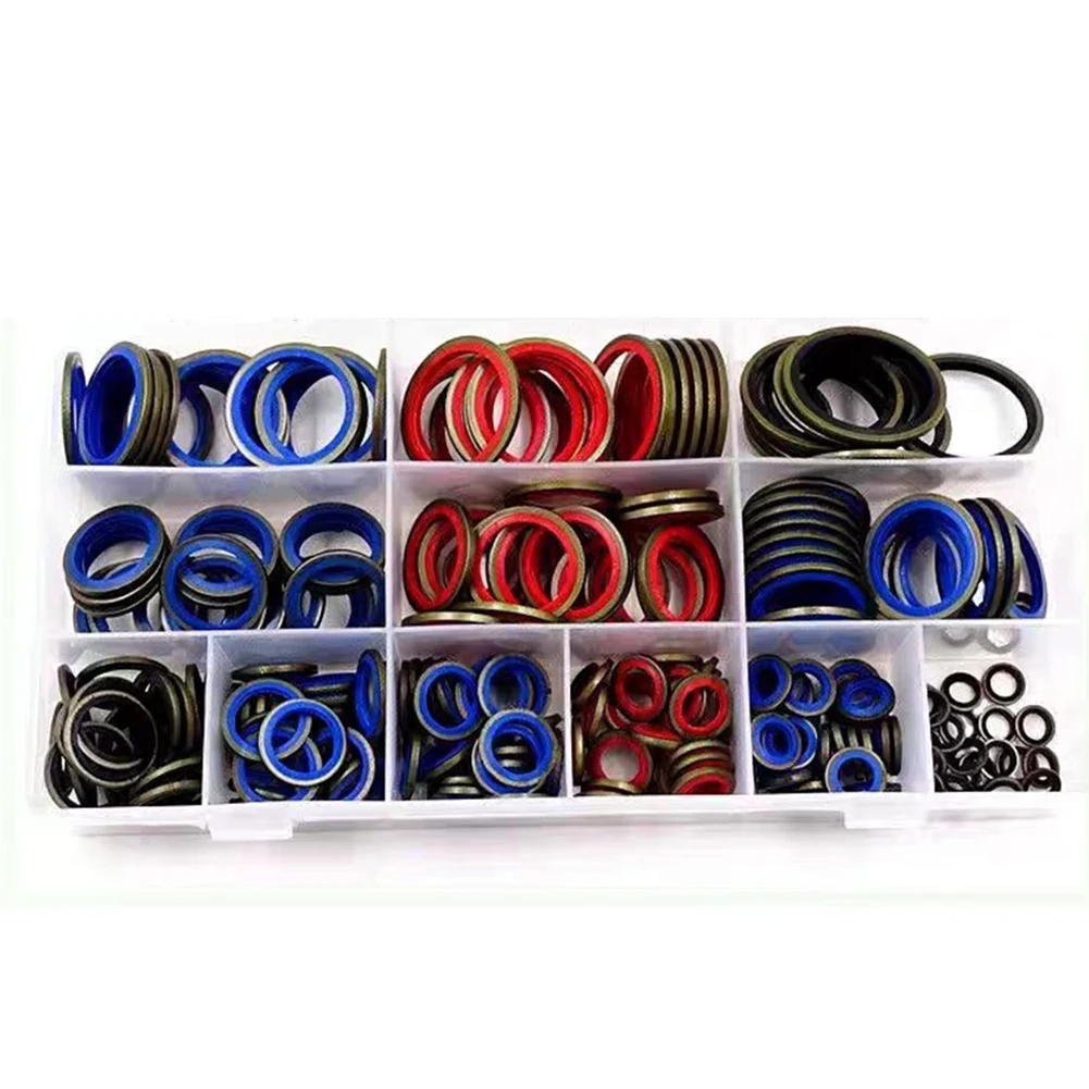 Assorted Gasket Sizes Rubber O-Ring Kits Automotive Repairs Automotive Gasket Assortment Set Effective Leak Prevention