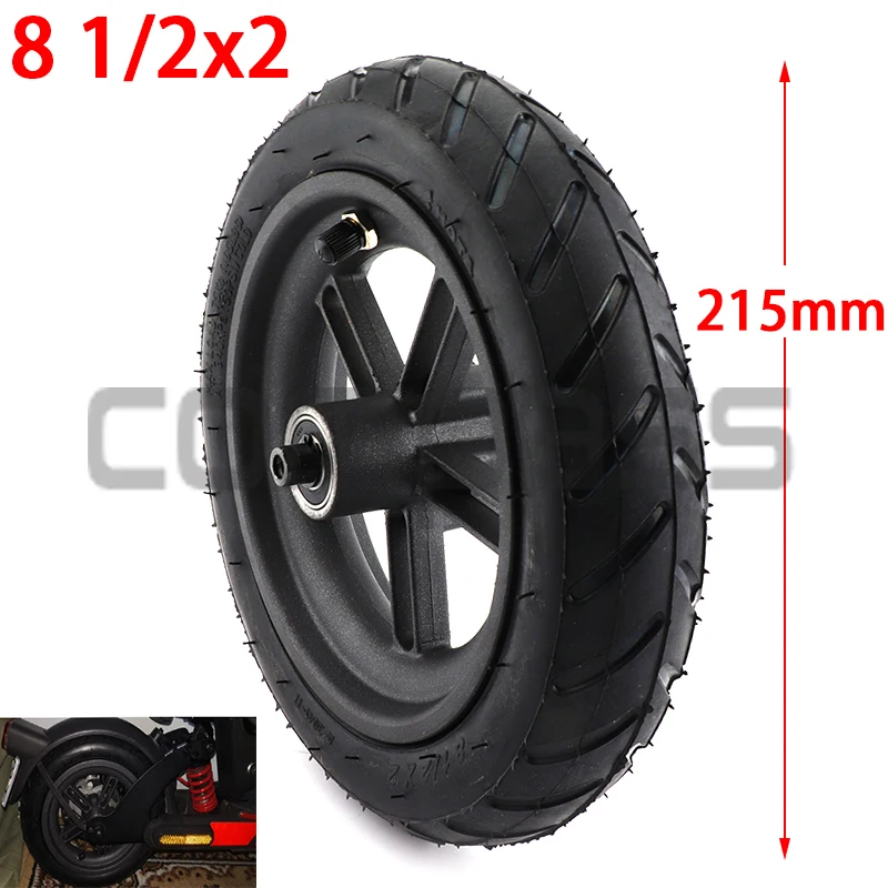 For Xiaomi Mijia M365 Electric Scooter Premium 8 1/2X2 Set of Wheels with 8.5 Inch 8.5X2 Tires