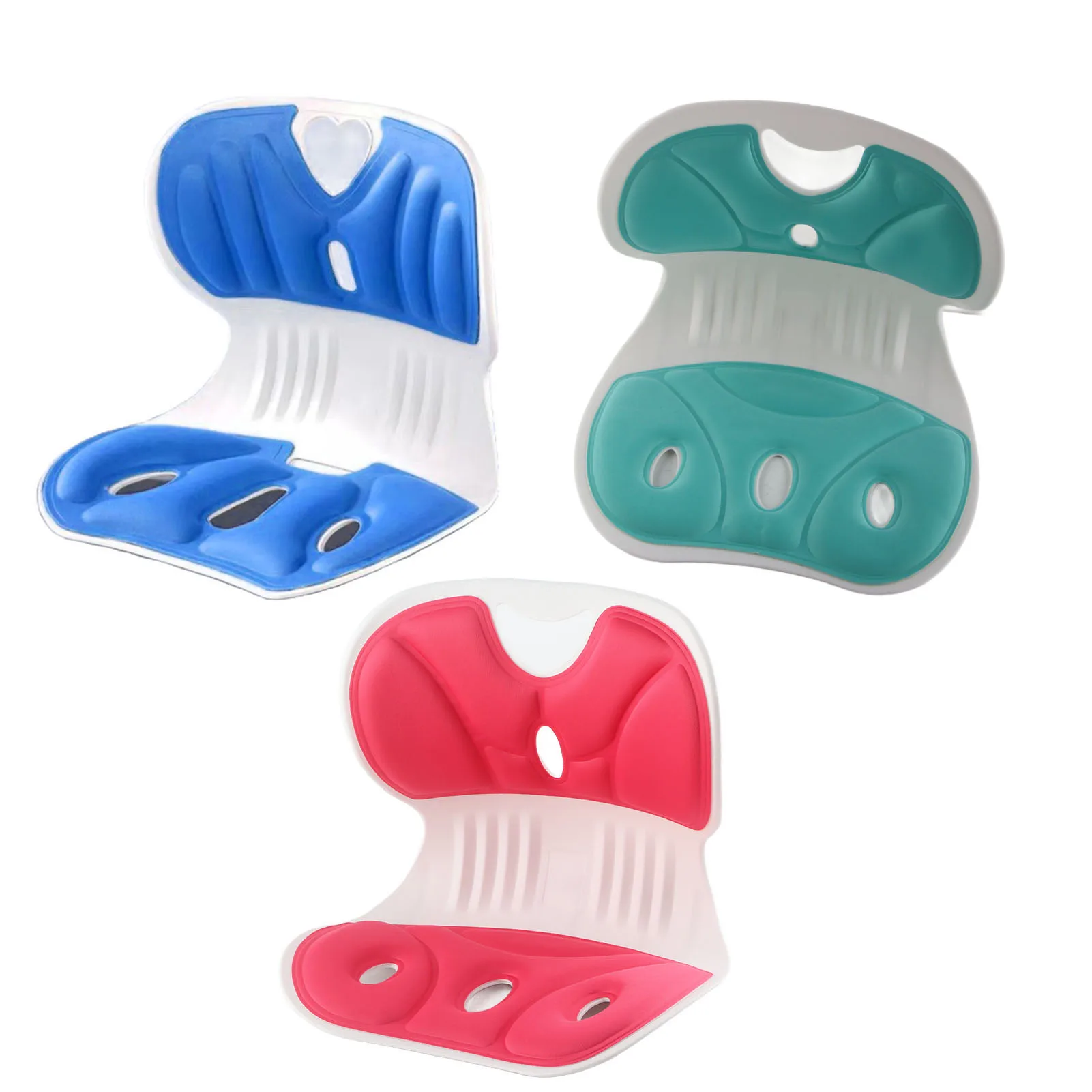 

Waist Back Support Waist Back Support Pillow Ergonomic Breathable Memory Sponge Correct Sitting Posture Lightweight for Home