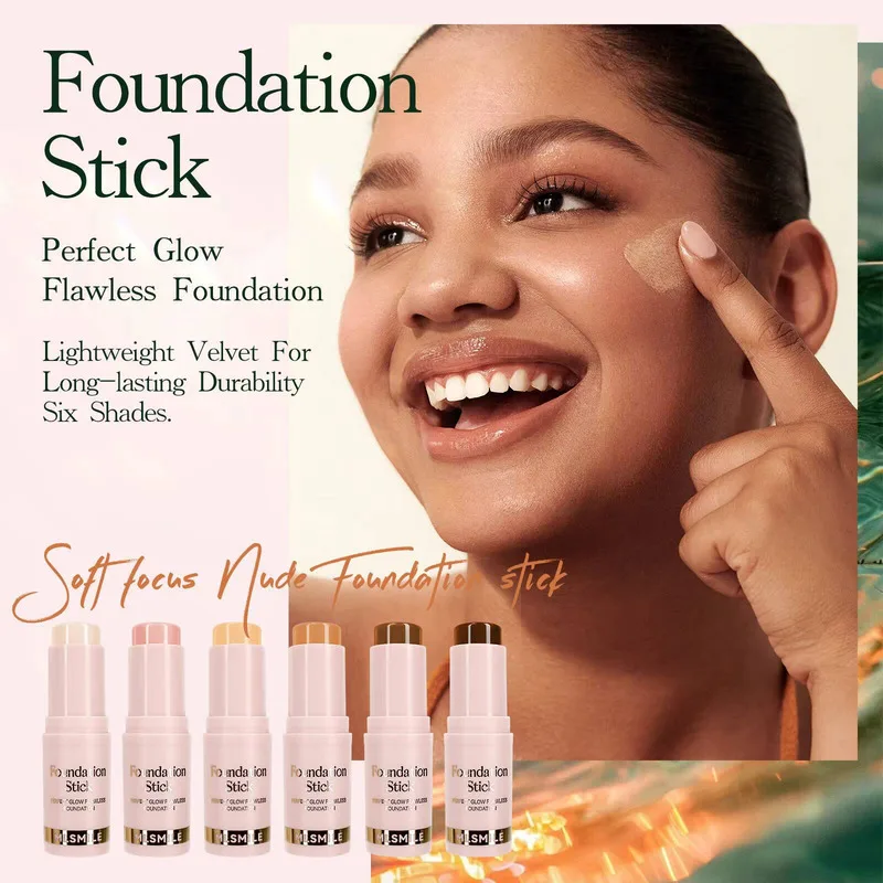 

MLSMILE Concealer Make-Up Stick Oil Control Natural Isolation Bb Cream Moisturizing Long-Term Liquid Foundation Cosmetics