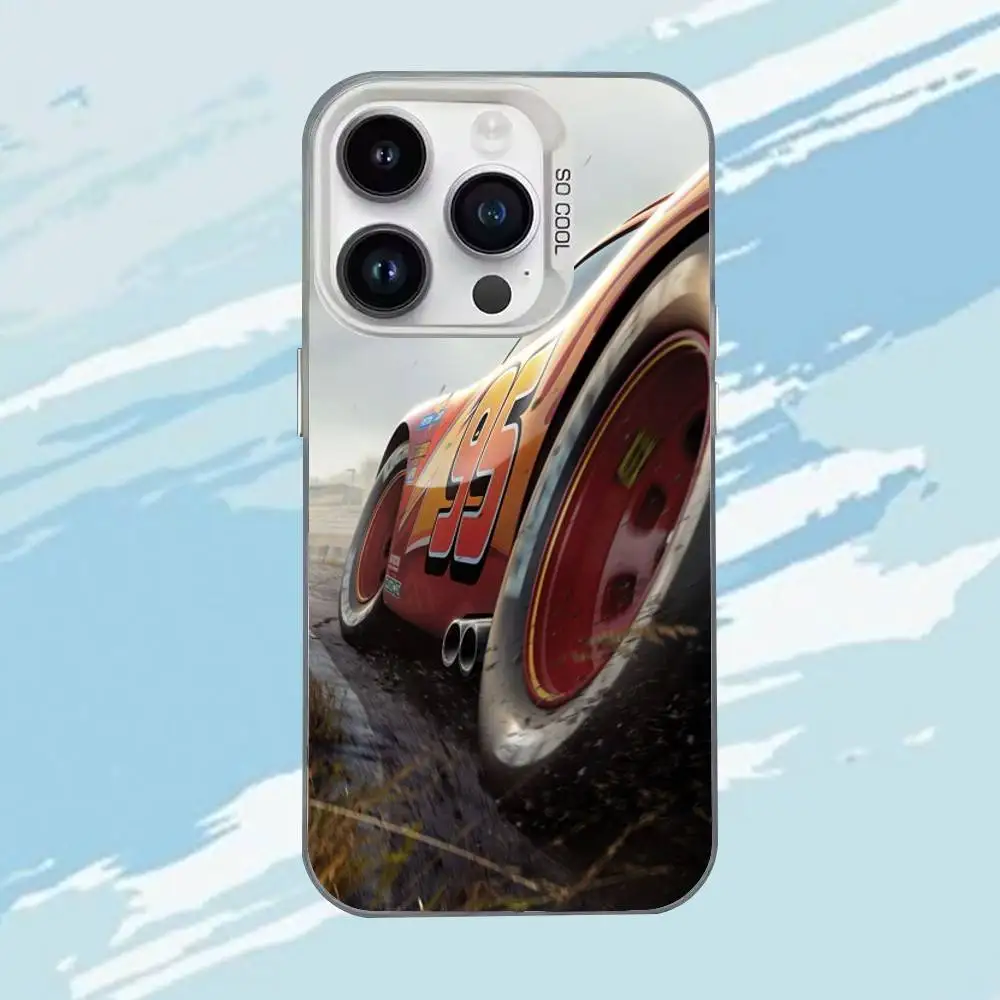 Casing Ponsel Film L-Lightning Mc-MCQueenS-S Untuk iPhone 17,16,15,14,13,12,11,Mini,Pro,MAX Matte Anti Benturan