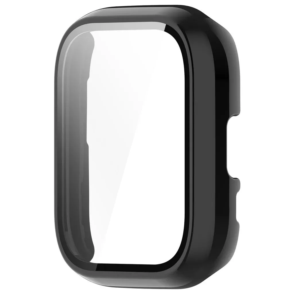 Vidrio templado + funda para Huami Amazfit Active Protector de pantalla integral parachoques duro de PC cubierta de reloj inteligente antiarañazos