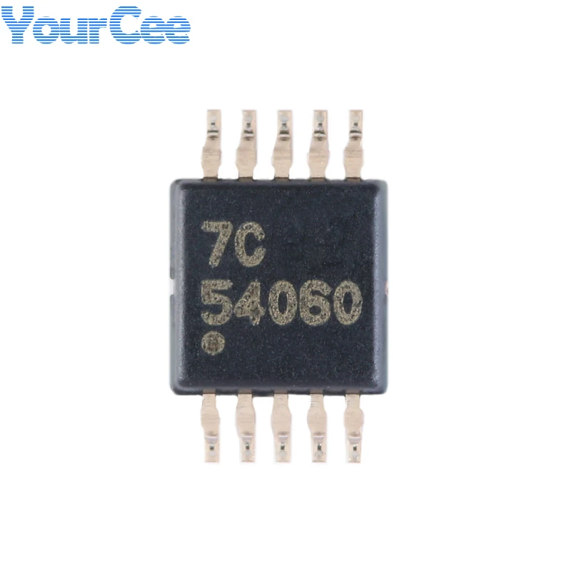 10Pcs/2Pcs TPS54060DGQR MSOP-10 TPS54060 TPS54060DGQ 60V 0.5A DC/DC Step-down Buck Converter Chip IC Integrated Circuit