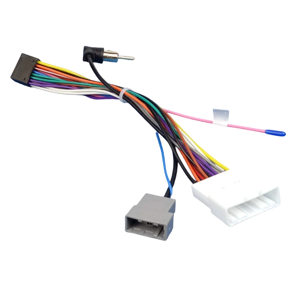 1 Pcs Car Radio Wiring Harness Adapter For Nissan For Qashqai For Navara X For Trail For Android Head Unit Power Cable