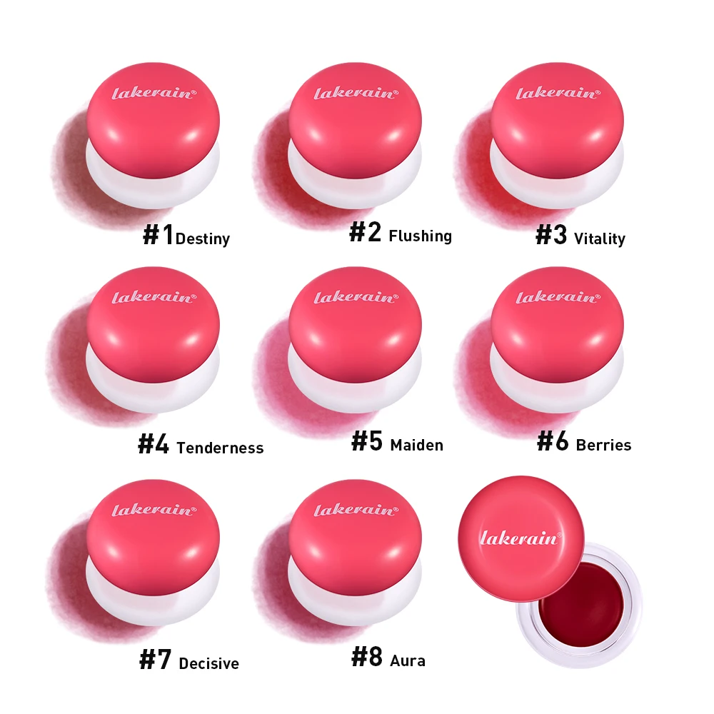 Lip&Cheek Blurry Pudding Pot | Blushed Moment - Baby | Makeup Blush, Buildable Lightweight, Multi-Use Soft Matte Finish | 5g