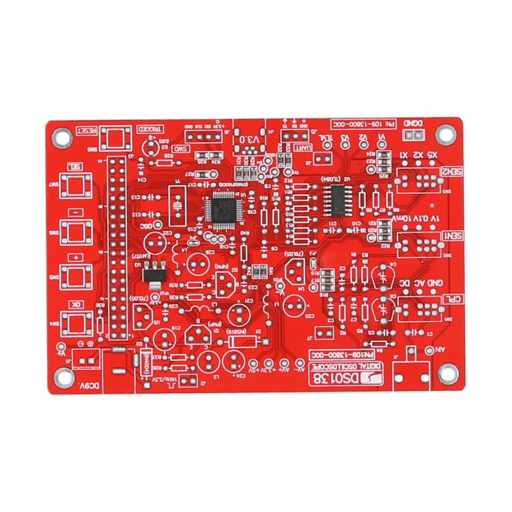 

DSO138 Digital Oscilloscope 1Msps Digital Oscilloscope Kit DIY Parts Electronic Learning Set