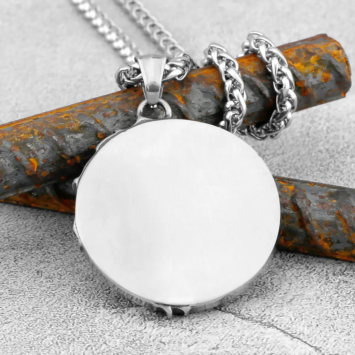 الفولاذ المقاوم للصدأ الموضة الكلاسيكية الأسد فايكنغ قلادة الشمال Odin الرجال تميمة قلادة الموضة في سن المراهقة مجوهرات اكسسوارات الحفلات #3