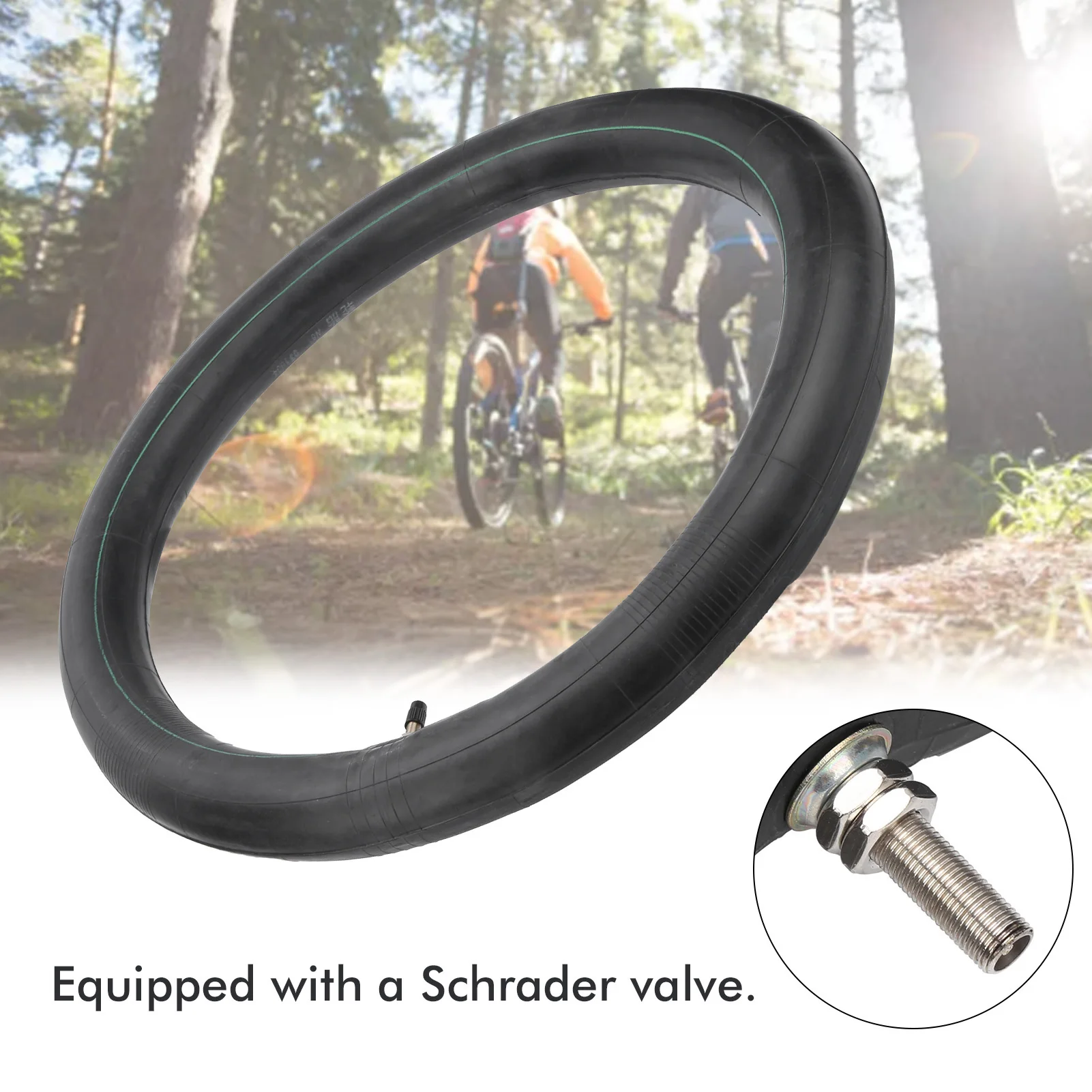 

2.75‑17 Inner Tube, 2.75‑17 Motorcycle Inner Tube Durable Butyl Rubber Thicken Inner Tubes for Dirt Bikes