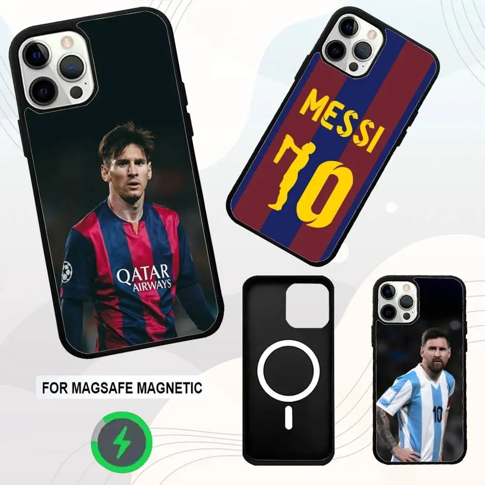 

No. 10 M-Messi Football Phone Case For iPhone 16e,16,15,14,13,12,11,Plus,Pro,Max,Mini Magsafe Magnetic Wireless Charging