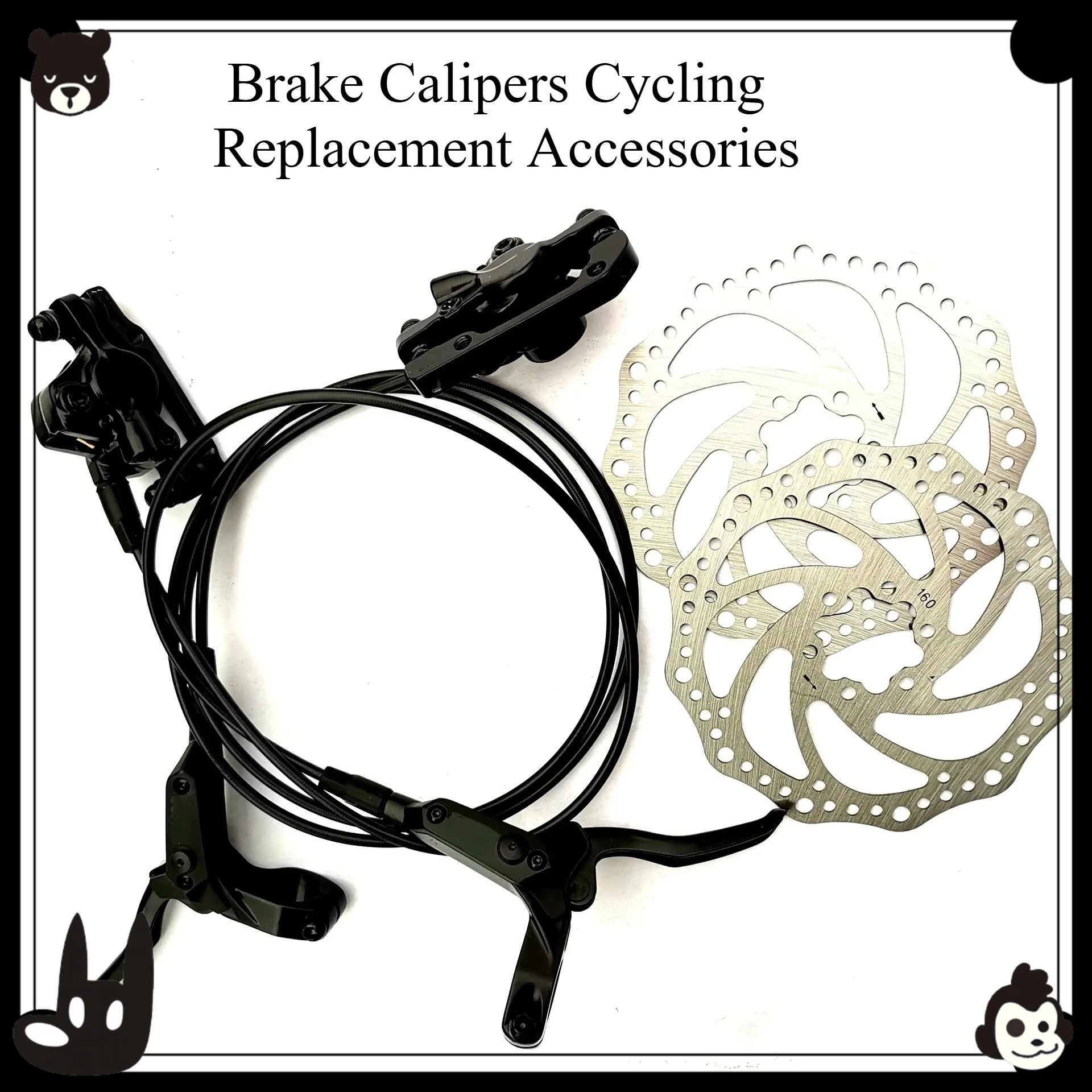 Hydraulic Disc Brake Set For Mountain Bike Wholesale MTB Brake Calipers Cycling Replacement Accessories