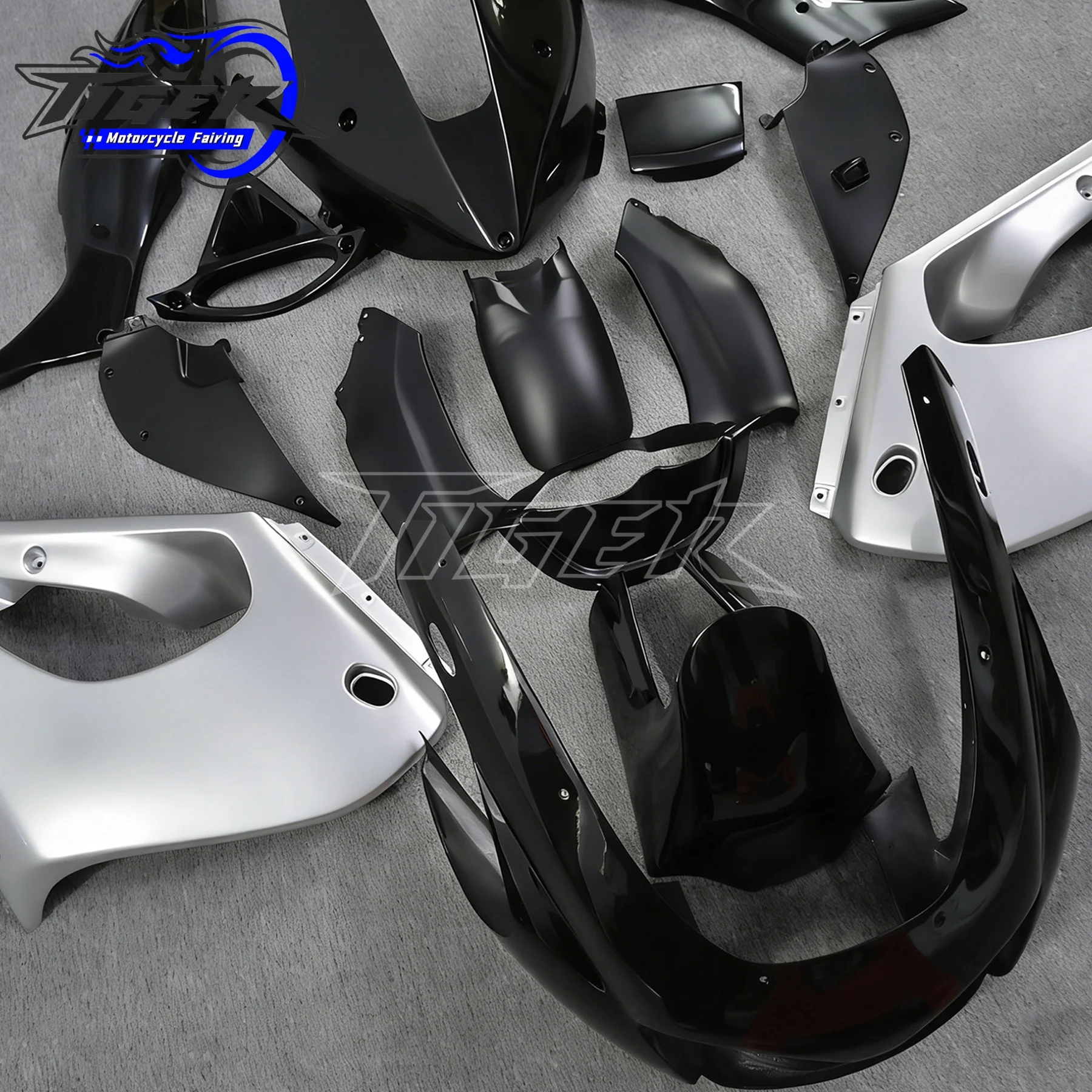 

ABS For Yamaha YZF1000R Thunderace YZF-1000R 1997 - 2007 Motorbike Body Fairing 97 - 07 Glossy Black YZF 1000 R Cowling