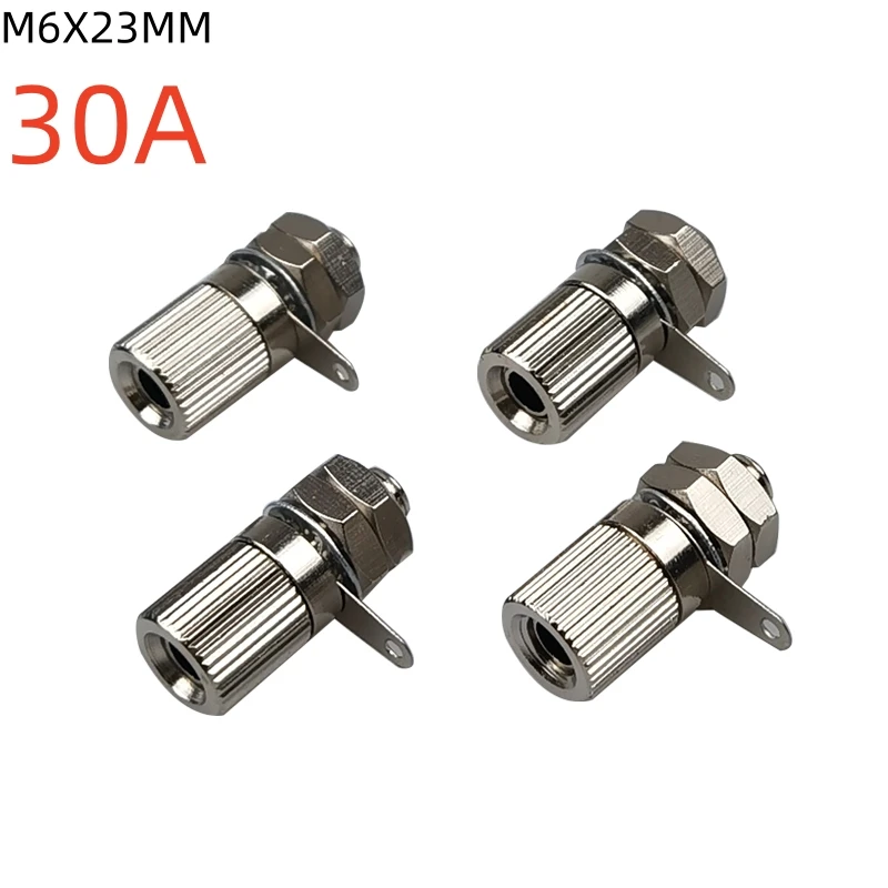 1/3/5PCS M6 X 23MM copper terminal/4mm banana socket/30A all-metal grounding post