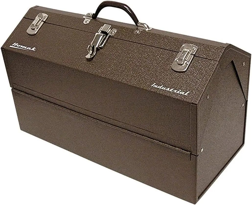 

22-Inch Cantilever Steel Toolbox, Brown Winkle Powder