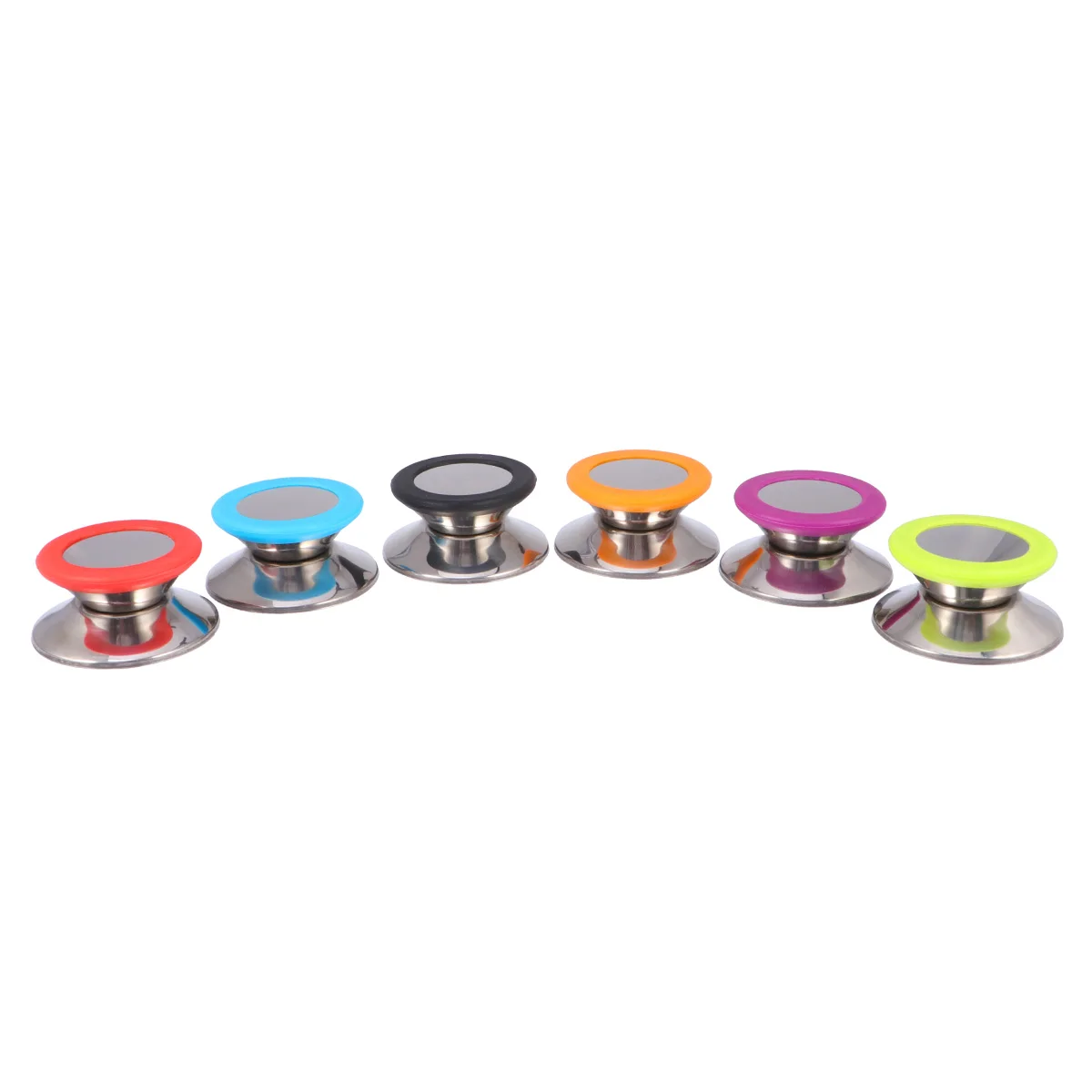 

6pcs Pot Lid Knobs Temperature Resistant Insulating Anti Rust Easy Clean Sturdy Pan Handgrip Suitable Kettle Oil Pot