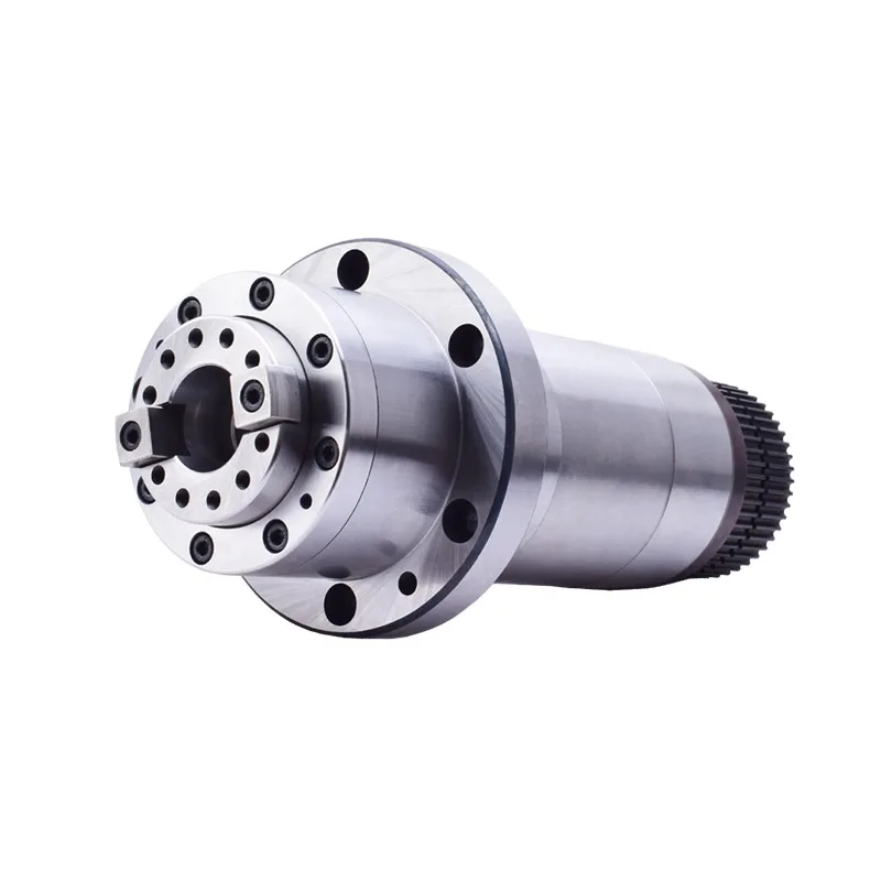 

6000rpm 90mm Self-cooling Belt and Pulley Spindle Shaft Turning Steel Drilling Belt Drive Cnc BT30 Atc Spindle Milling Spindle