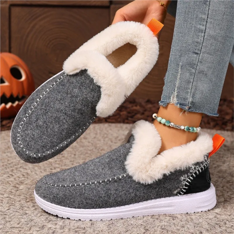 

Women's Boots Snow Keep Warm Women Shoes Slip On Shoes Woman Plus Size Ankle Boots Platform Fashion Botas Mujer Women Boots