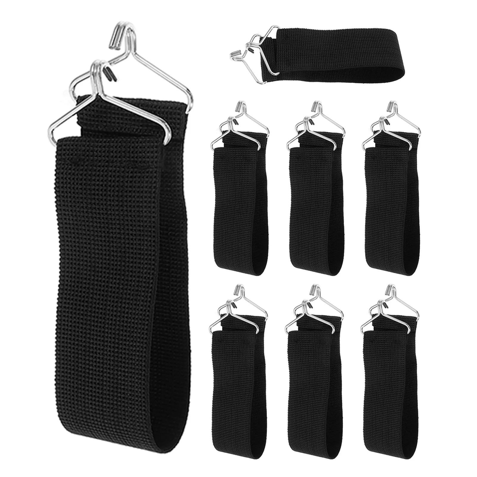 8pcs Heavy Duty Reinforcement Belts For Lounge Chair Replacement Stretchable Patio Repair Straps Outdoor Furniture Fixing
