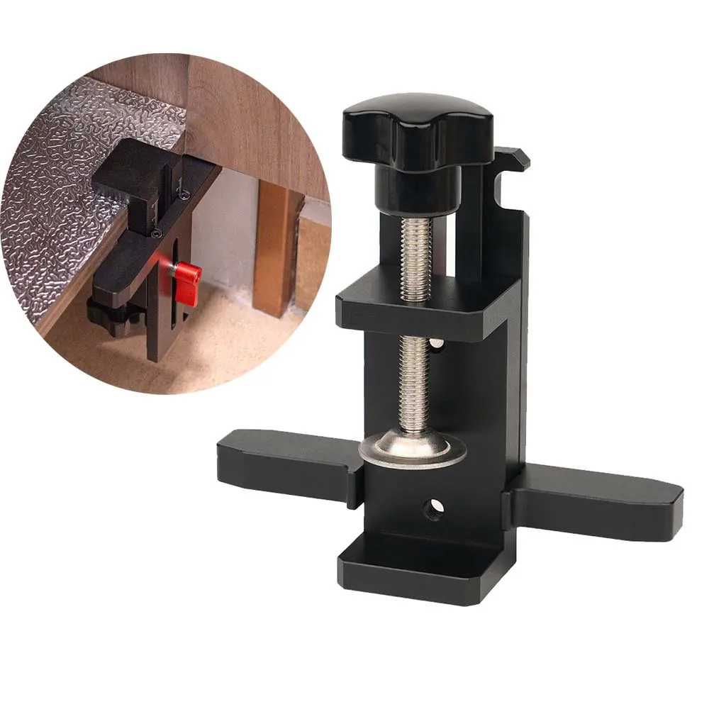 Cabinet Door Mounting Jig for Precise Leveling and Alignment During Installation of for frameless and Overlay Cabinet Doors