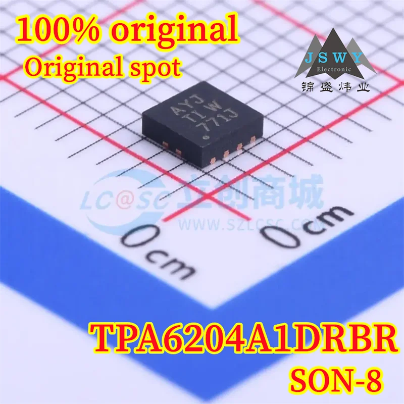 

(10/50pcs) TPA6204A1DRBR TPA6204A1 AYJ SON-8 100% new original audio power amplifier chip large amount of spot