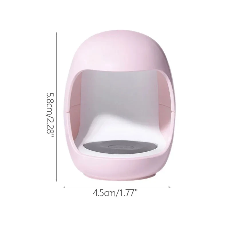 Mini secador rápido de uñas, lámpara UV LED USB de 6W, máquina de diseño de huevos de manicura, herramienta de Arte de uñas de un solo dedo, curado de Gel con USB gratis