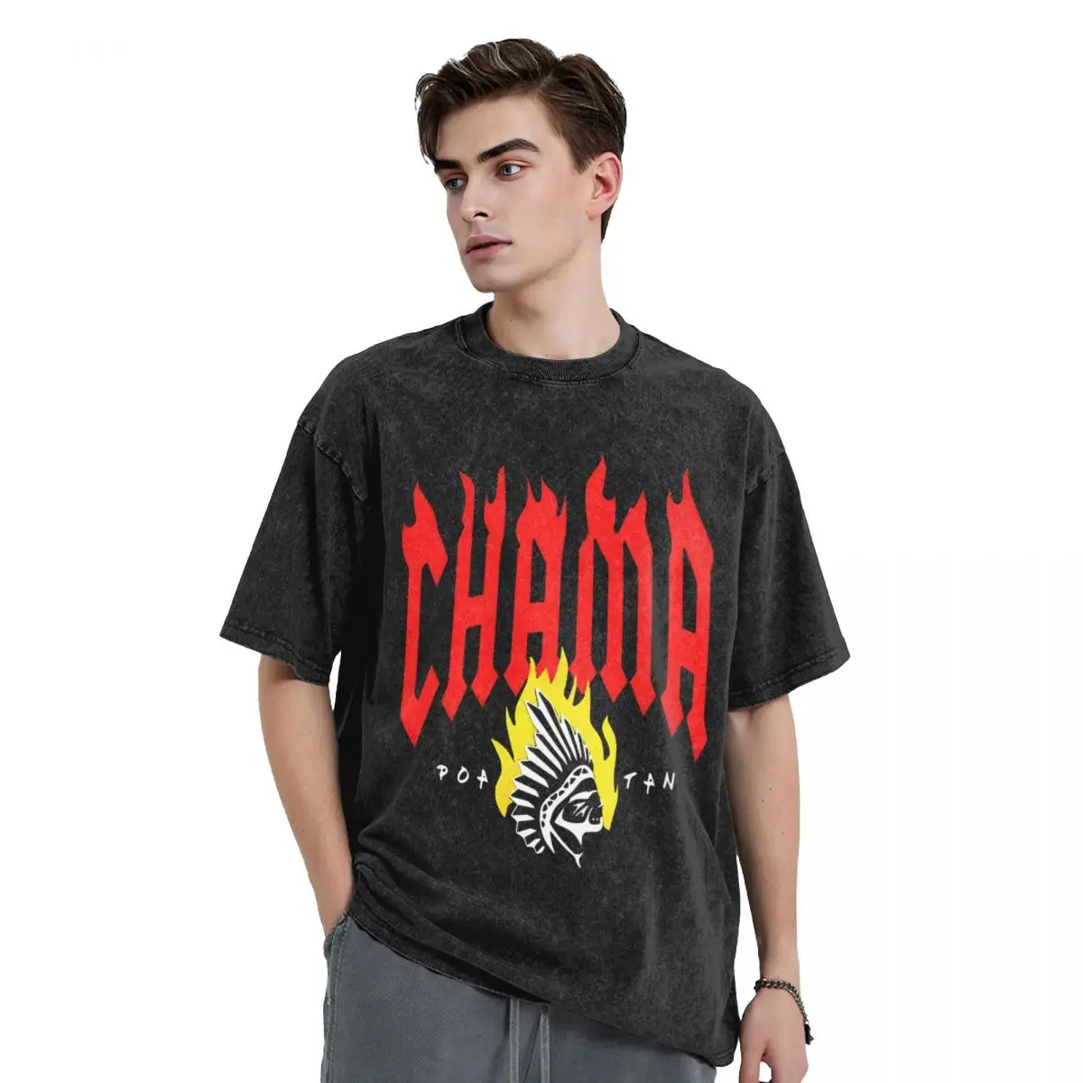 Chama Stone Alex Pereira T-Shirt Summer Y2K Basic T Shirts 2024 Cotton Harajuku Tee Shirt For Man Short Sleeves Print Top Tees