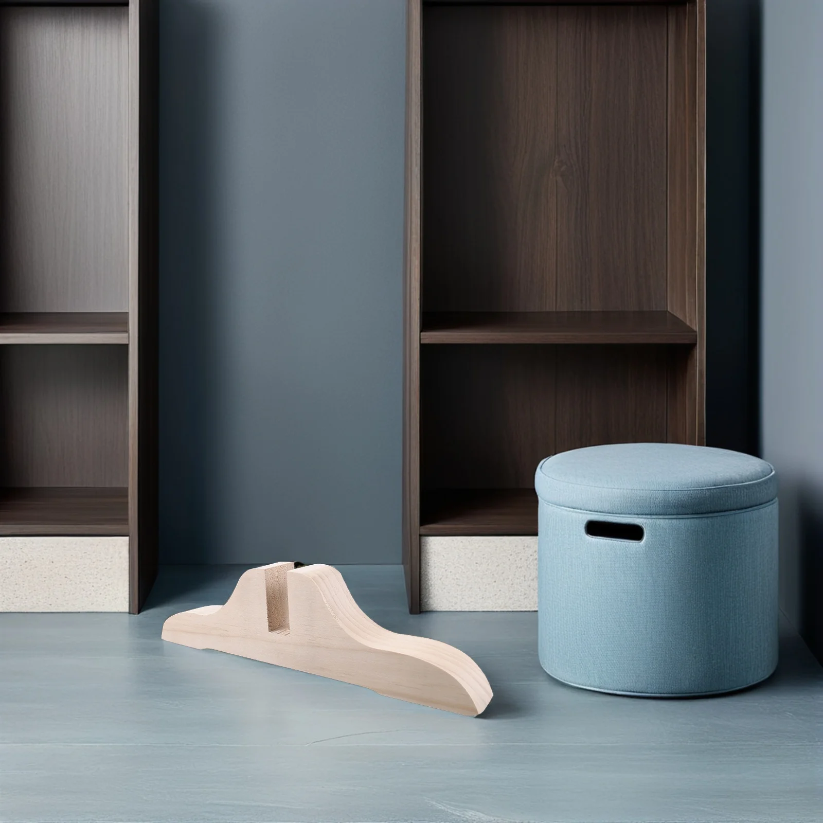 

4pcs Wooden Divider Stands Wear-Resistant Room Divider Holder Base For Privacy Screen Indoor Partition Support Feet