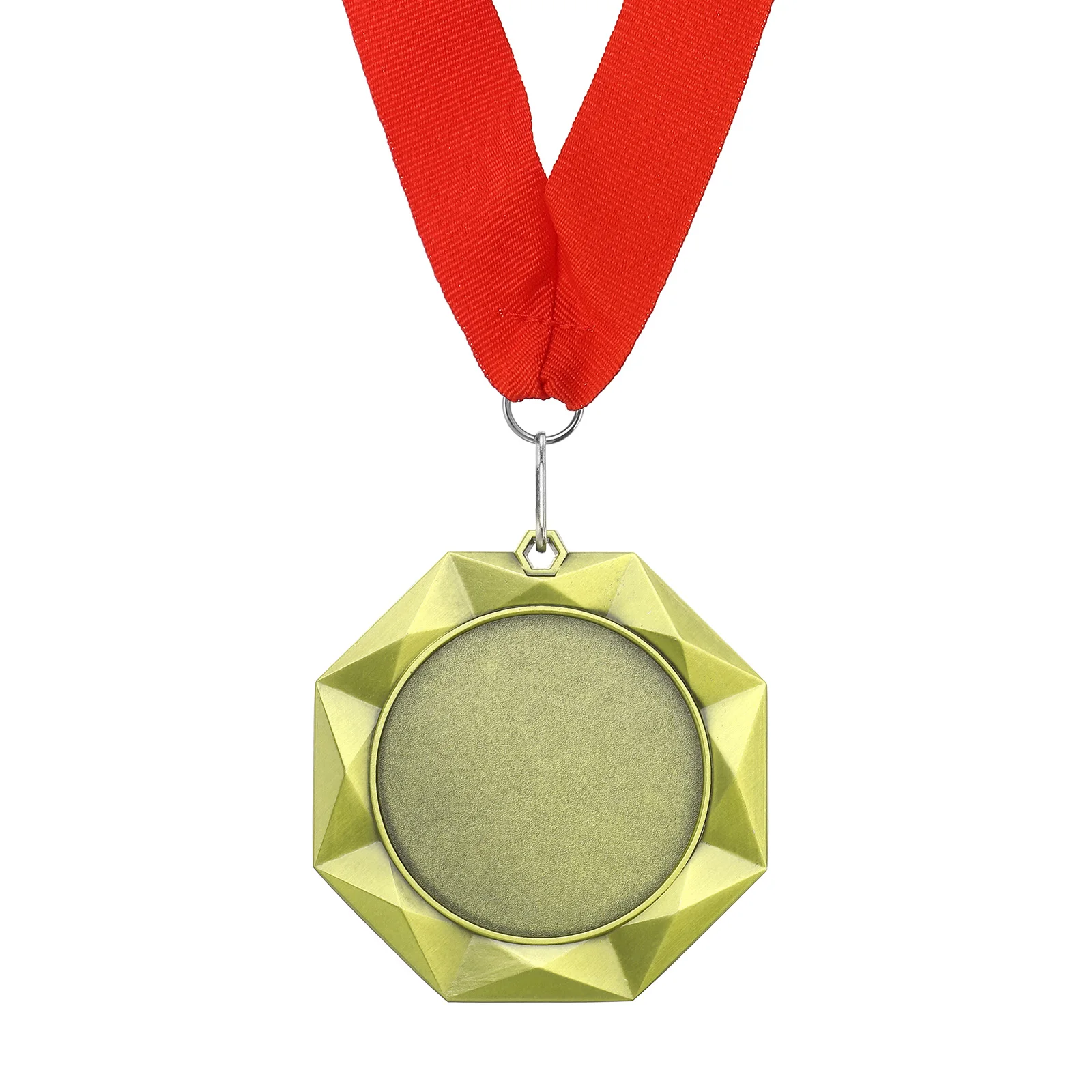 1/3Pcs Award Medals 1st 2nd 3rd Prize Winner Medals w Red Neck Ribbon 3