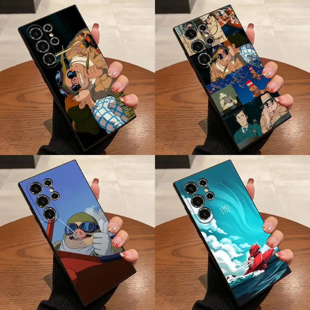 

Anime Cartoon Red Pig Phone Case For Samsung S25,S24,S21,S22,S23,S30,Ultra,S20,Plus,Fe,Lite,5G Black Shell