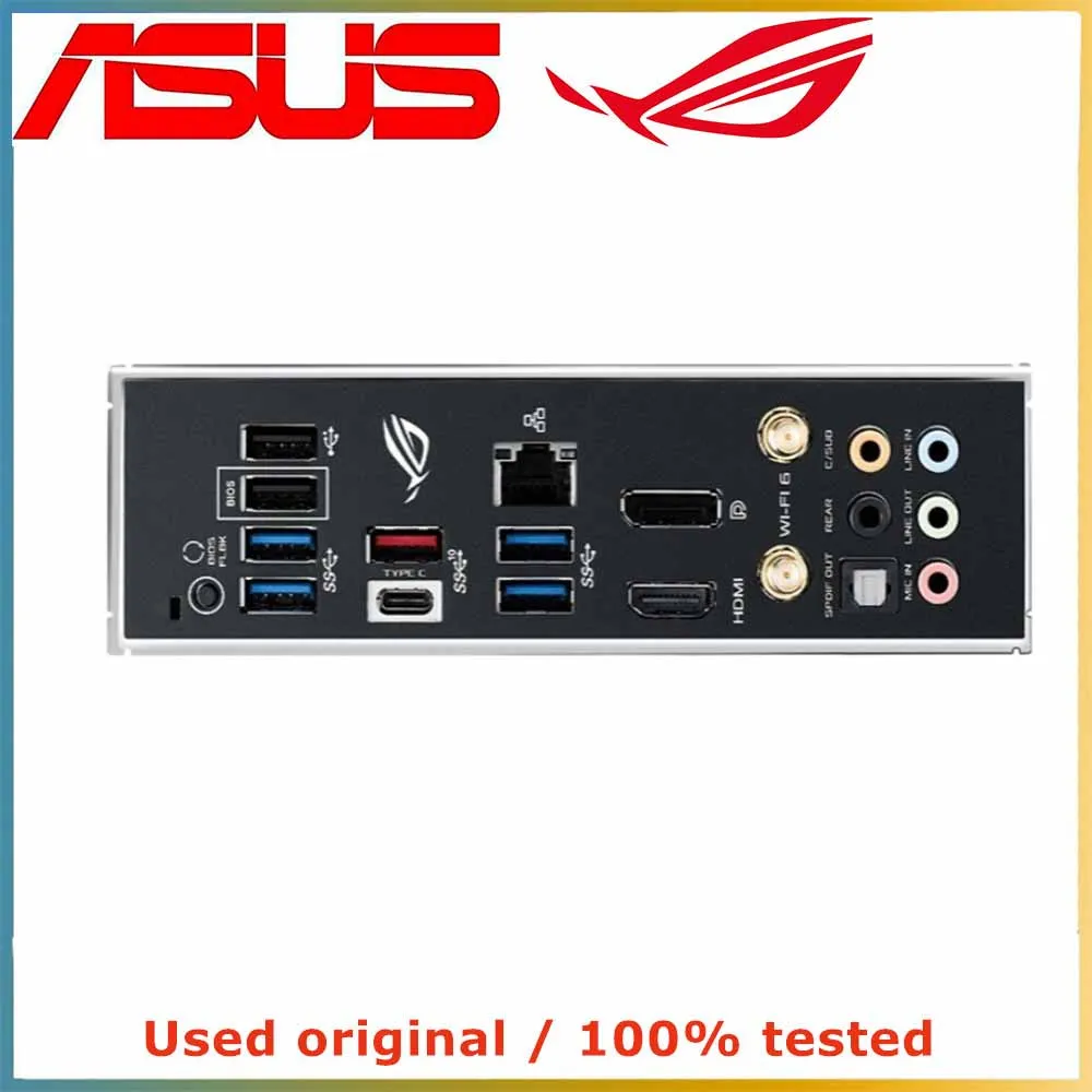 For ASUS ROG STRIX B550-F GAMING (WI-FI) Motherboard Support 3600X 5600G 5700x3D 5800X3D 5900X 4xDDR4 64GB M.2 AM4 PCIe 4.0 ATX