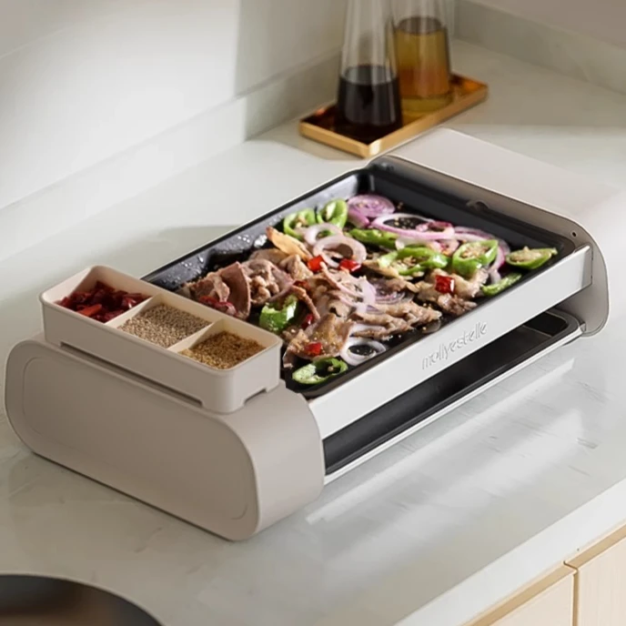Hot Deal Multifunctional Sausage Grilling Machine Household Small Mini Dormitory Fully Automatic Hot Dog Machine Three in One