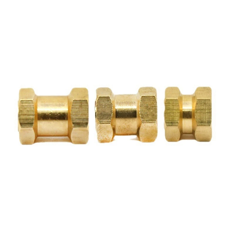 For CC01 SCX10 1/10 Climbing Car Brass Hexagon Lengthening And Widening Coupler-Drop Ship