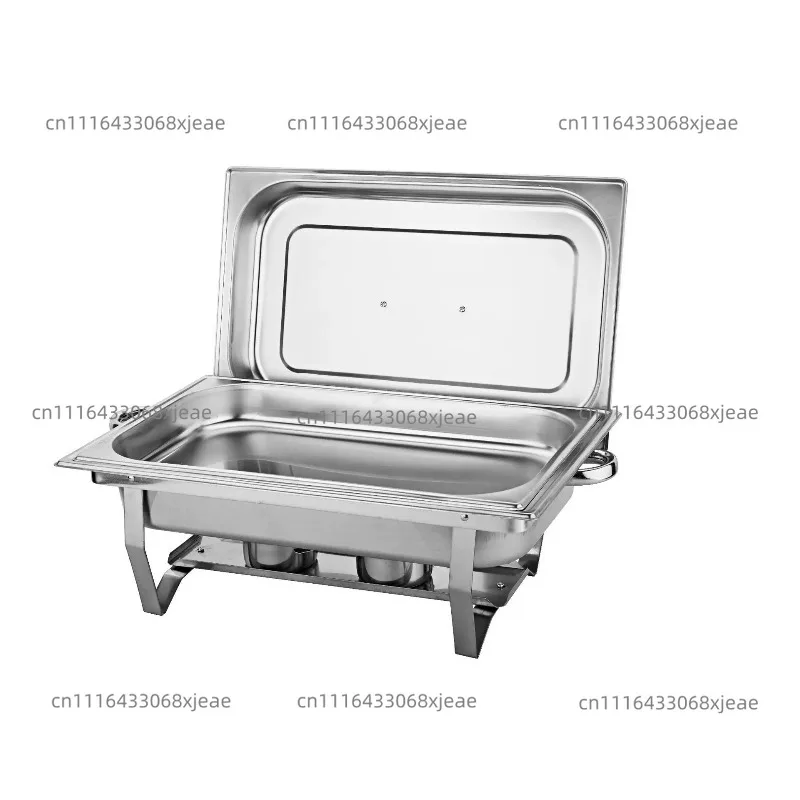 Hot pot buffet set, rectangular catering heating server