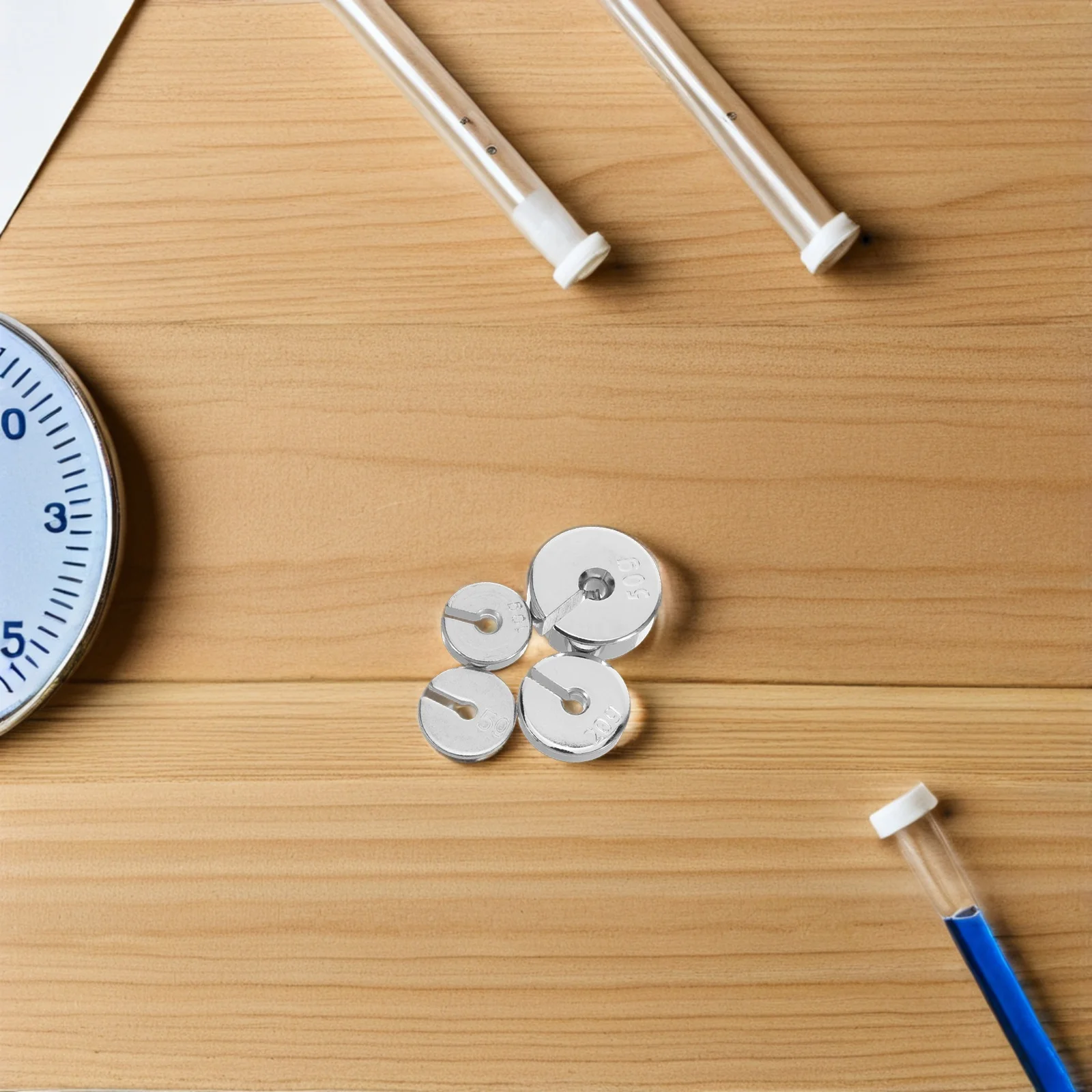 

35Pcs Accurate Hooked Weights Calibration Set for General Science Educational Applications Accurate Weights Tension Test Weight