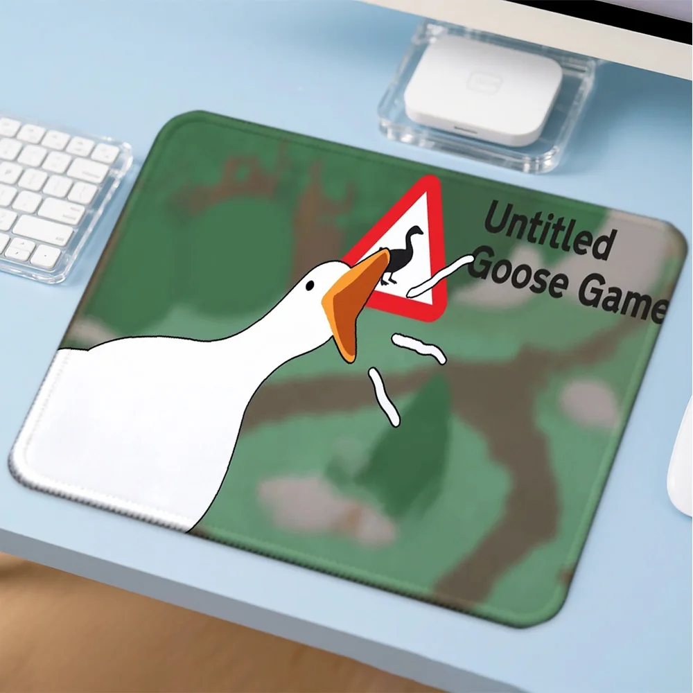 Mosepad  Kawaii Happy Duck Mat Desk Accessories Pc Gamer  Mousepad Company Game Mats Mouse Anime Mause Table Decoration