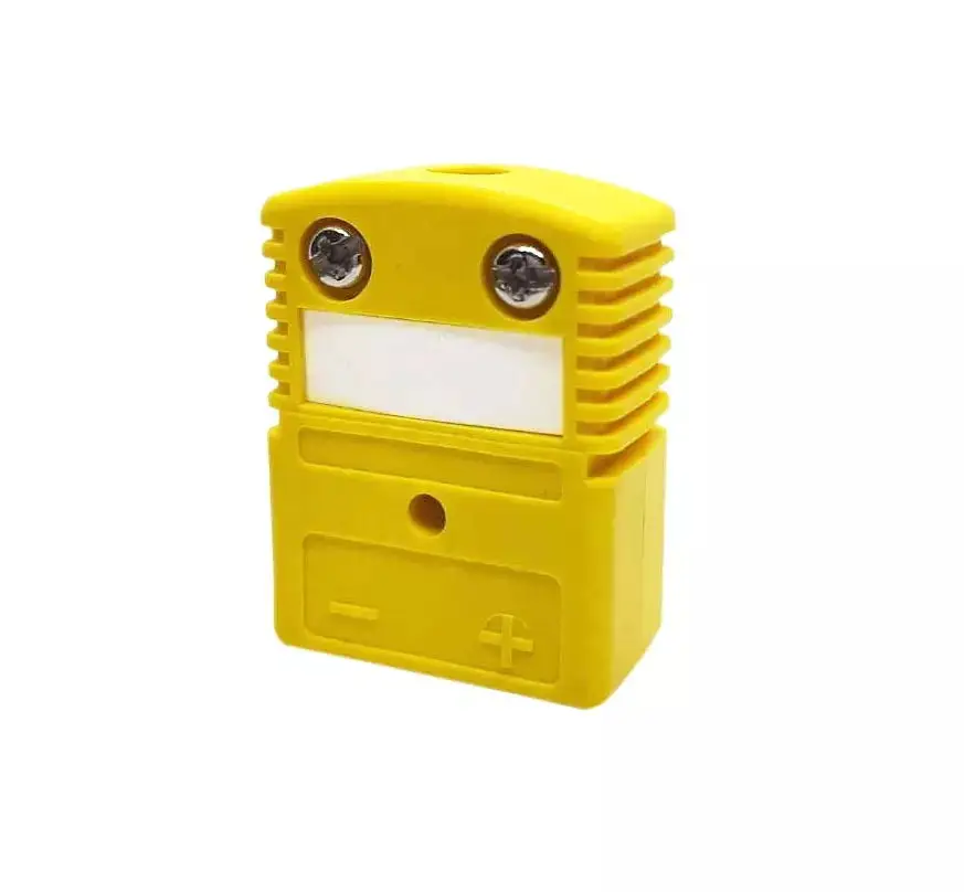 

KH204 Hot Wholesale Price, Yellow Mini K-Type Female Thermocouple Connector Plug, Made in China, Fujian Province
