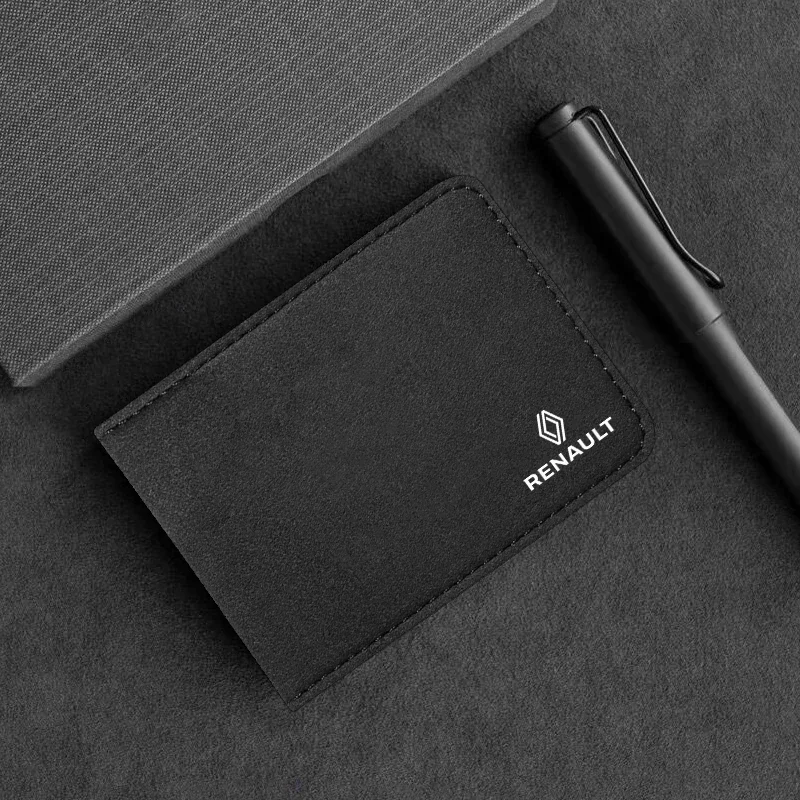 

Чехол для водительских прав и карт для Renault Megane 1, Scenic, Logan, Laguna, Espace, Symbol, Clio 4 RS, Dacia ZOE, Koleos, аксессуары