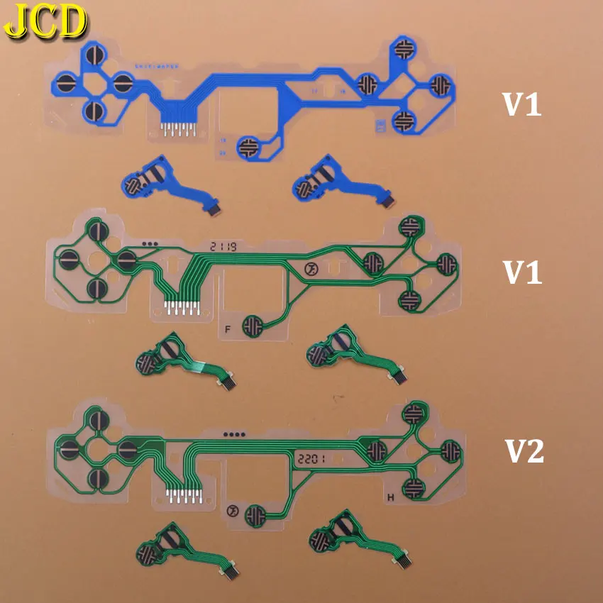 

JCD Conductive Film Keypad Flex Cable For PS5 V1 V2 Controller Buttons Ribbon Circuit Board Replacement