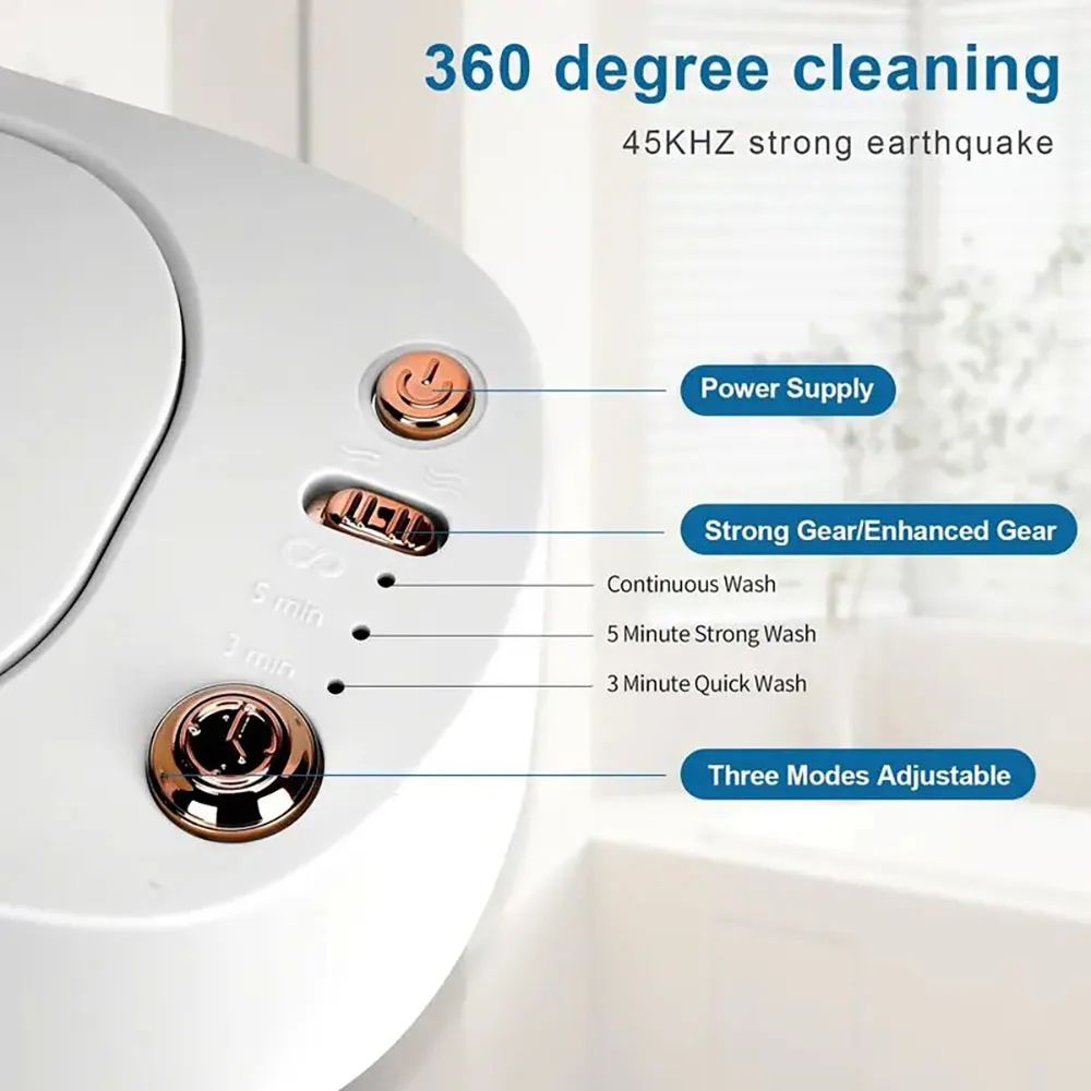 เครื่องทำความสะอาดแว่นตาแบบพกพา, เครื่องทำความสะอาดความถี่สูง, เครื่องทำความสะอาดแว่นตาแบบมือถือ, เครื่องทำความสะอาดตามหลักสรีรศาสตร์, ดีไซน์กะทัดรัด, การสั่นสะเทือนที่ทนทาน