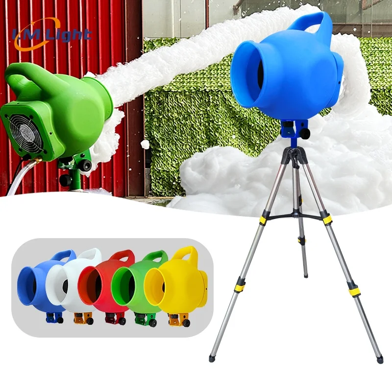 Factory New Style Mini 800W Waterproof Plastic Party Foam Machine for Pool Summer Party Kids Water Park Foam Cannon Machine