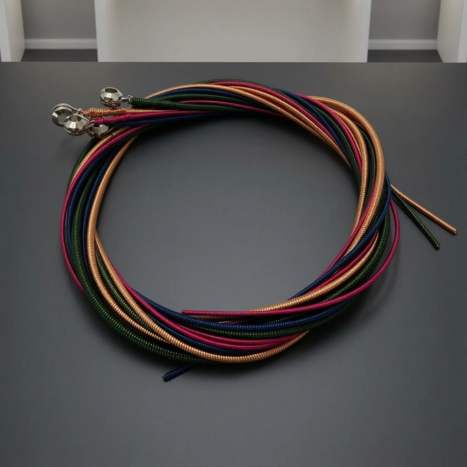 Replacement Bass Strings Punchy Mids Bass Strings with Steel Core Nickel Copper Alloy String Deep Lows Balanced Tone