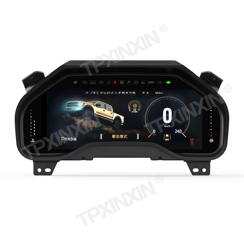 Digital Cluster For Ford F150 2015 2016 2017 2018 2019 2020 Dashboard Virtual Cockpit Instrument Speed Meter Screen 12.3 Inch