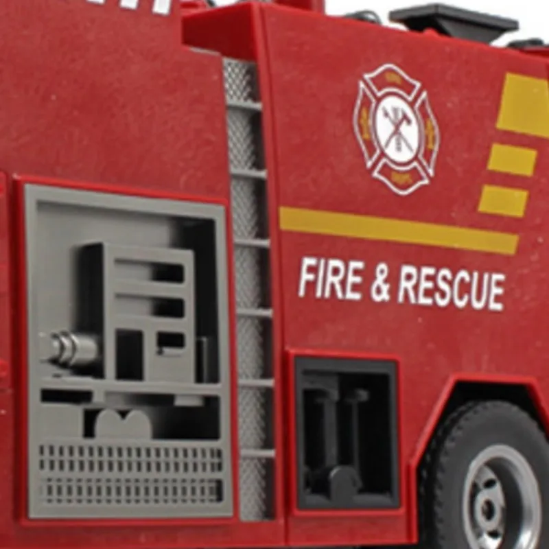 

HUINA 1582, 1/14, радиоуправляемая коробка, распылительная водяная пожарная машина, модель автомобиля с дистанционным управлением, уличные игрушки для детей, подарки TH18050-SMT5