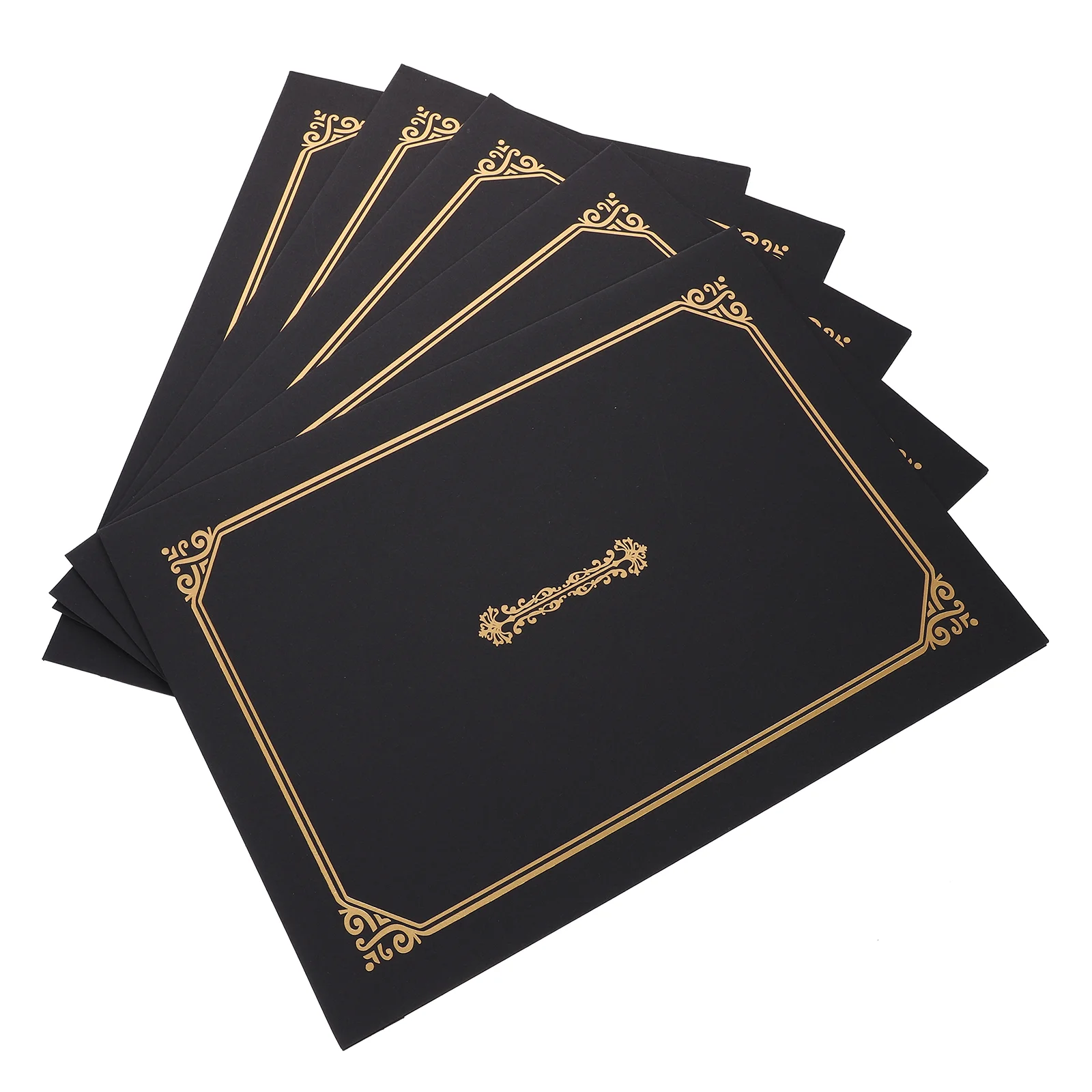 Honor Certificate Cover Paper Covers A4 Holder Diploma Document Frame Shells Protective Envelopes Binder Clips