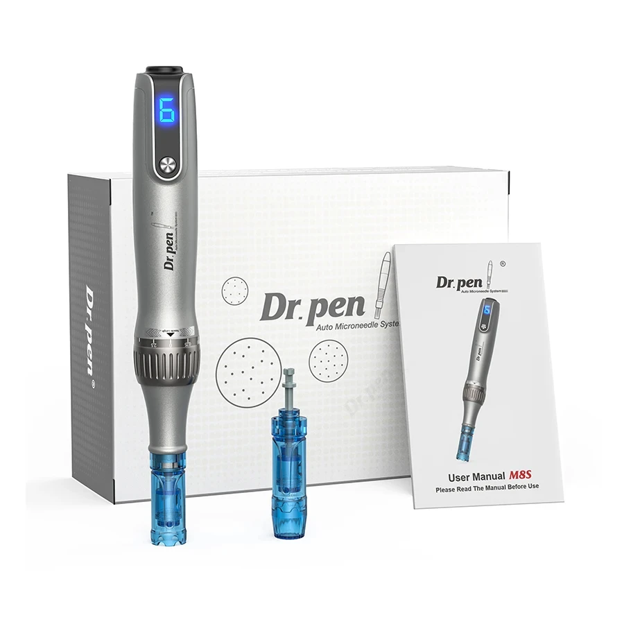 Nuevo Dr. Pen M8S Inalámbrico Auténtico, Dermapen con Cartucho de Microagujas, Máquina de Belleza para el Cuidado de la Piel