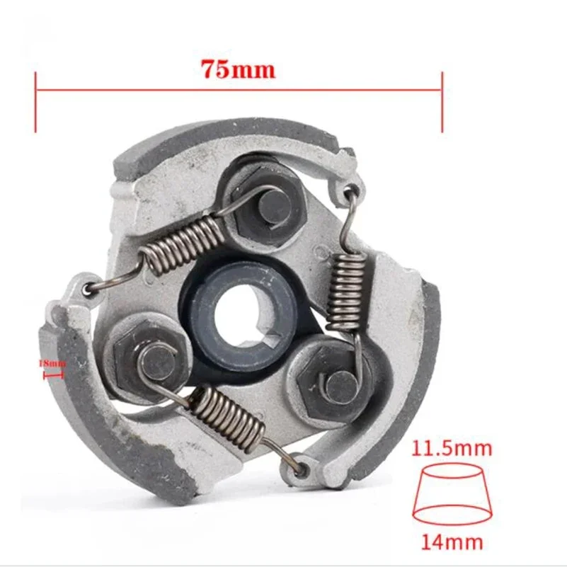 47cc 49cc Motorcycle pocket bike dirt  quad atv motorcycle 2 Stroke complete alloy clutch pads springs