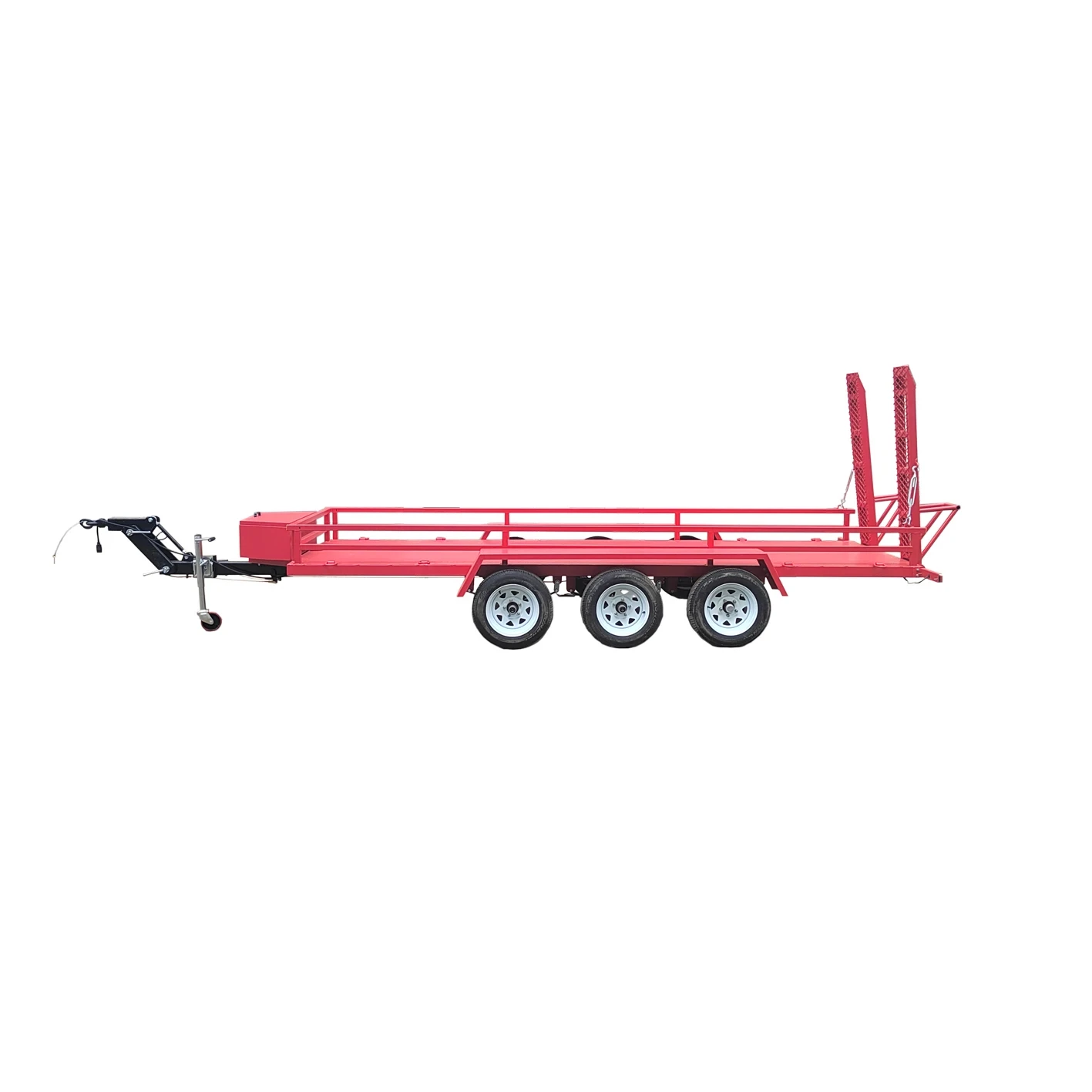 （Factory Direct Sale）High Quality  Manufacture of Customized Steel Mini Excavator Trailer