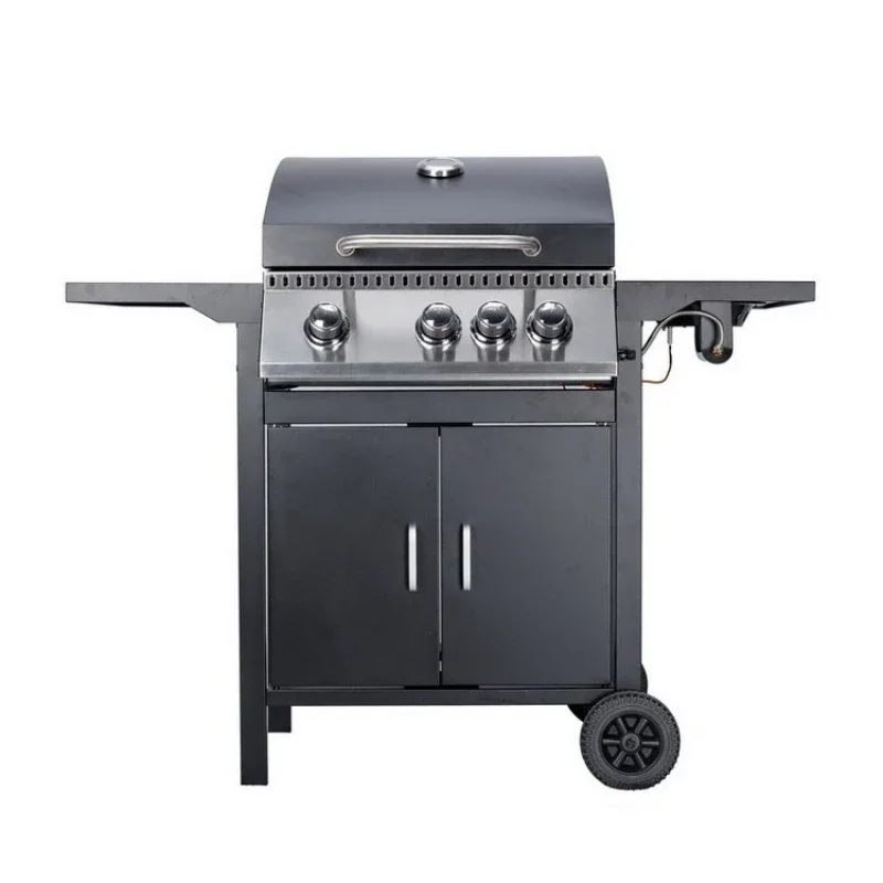 

Multi-head gas grill Smokeless commercial natural gas grill