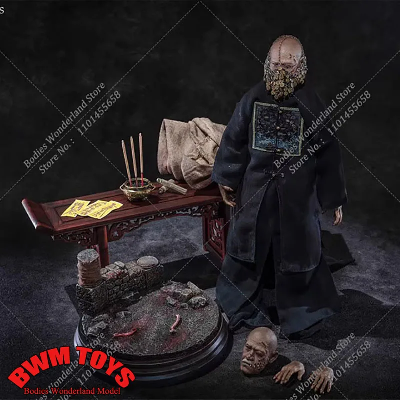 Deluxe Edition HMTOYS NO.F008 1/6 Scale Collectible Zombie-Rebirth Movable 12Inch Male Action Figure Doll with Platform Scene