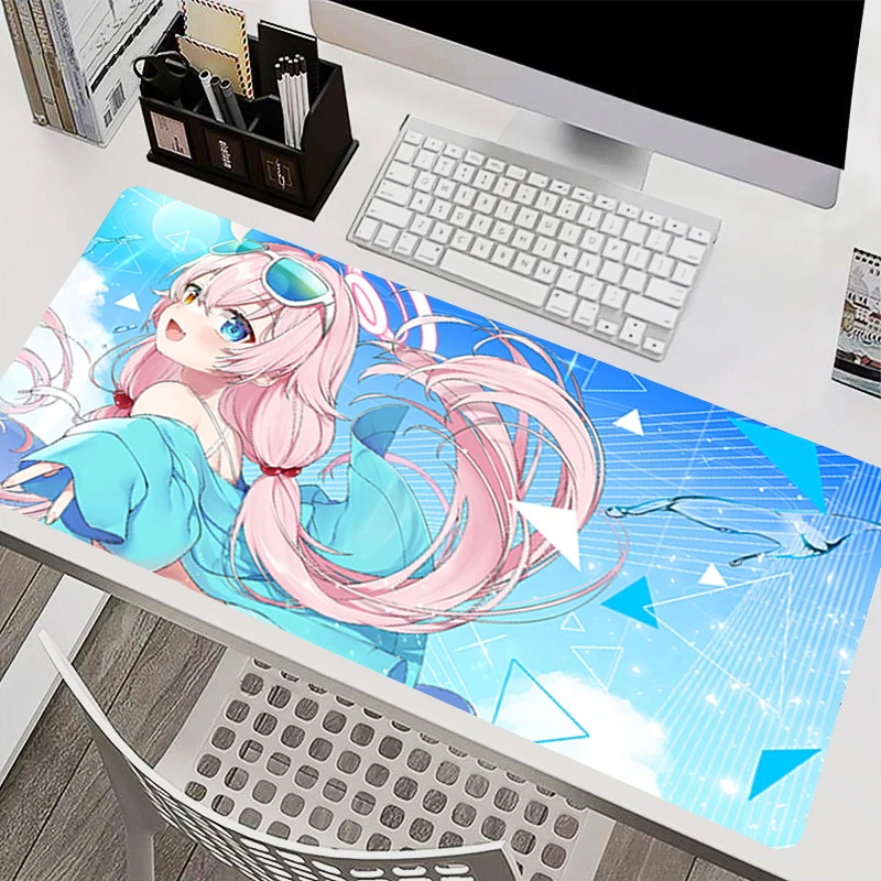 Mouse Pad Blue Archive Takanashi Hoshino office Table Mat Cute Keyboard Pad Anime Gaming Accessories XXL Esports Gamer Mousepad